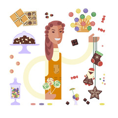 Candy seller character