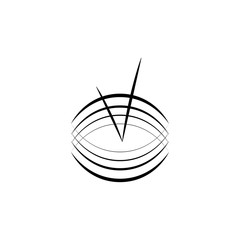 Modern logo fast simple stylised