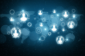 Digital business interface texture