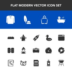 Fototapeta premium Modern, simple vector icon set with ink, couple, child, health, kid, baby, clean, bath, wedding, clothing, fruit, internet, nature, oxygen, love, apple, bride, cylinder, browser, equipment, bird icons