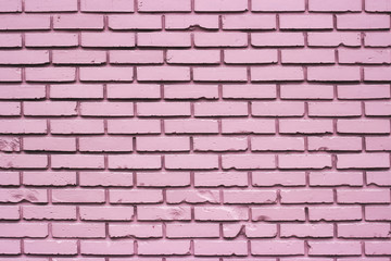 Pink brick wall
