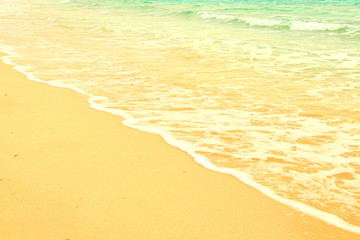Sandy beach in Apulia region, Italy 