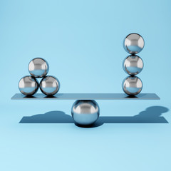 Balancing steel ball