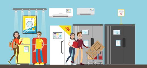 Electronics center mall.