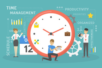 Time management concept.