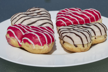 Donuts in Herzform