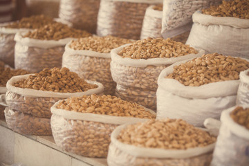 Seeds in a market