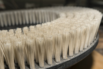 Fototapeta premium Brush detail from the cleaning machine.