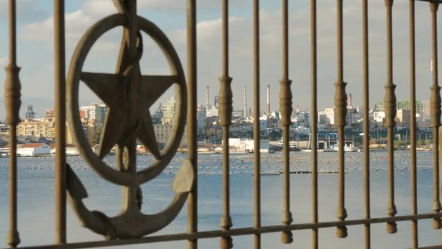 Industrial area of Taranto, in the south of Italy.
