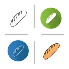 Bread loaf icon