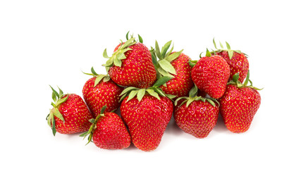 strawberry on white background