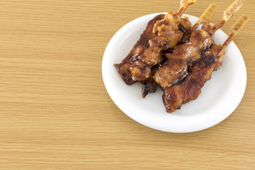 冷凍した焼き鳥