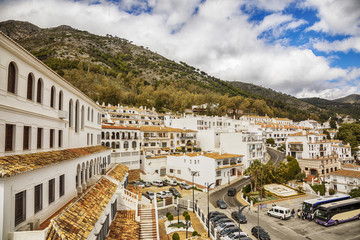 cascade in Mijas, Spain