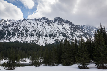 Tatra mountains at winter, Karpaty, Poland