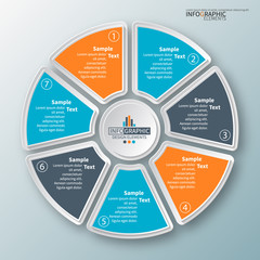 Abstract 3D Paper Infographics