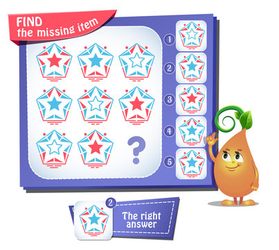 Find the missing item star iq