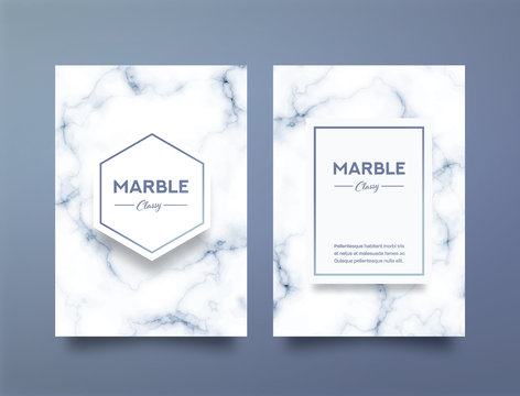 Marble Abstract Background Book Cover Design Template