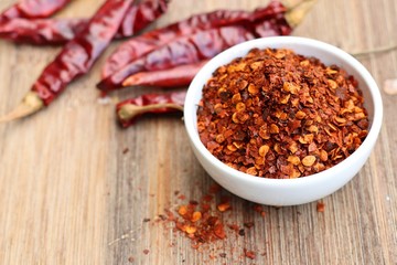 Cayenne pepper with dried