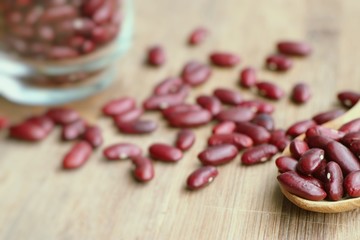 heap seed red beans