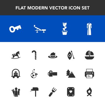 Modern, simple vector icon set with river, kayaking, key, space, photography, green, headwear, cute, kayak, baggage, food, clothing, water, sea, activity, photo, camera, luggage, vessel, service icons