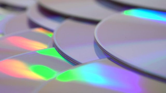 CDs close up