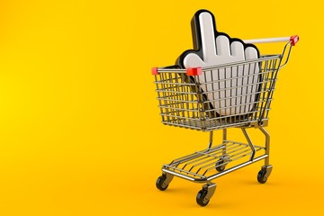 Shopping cart with cursor