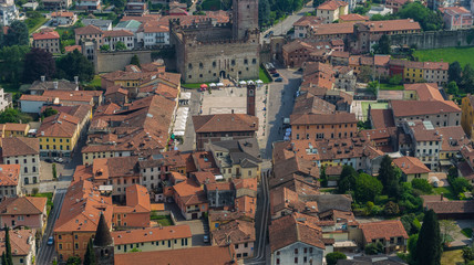 Obraz premium Marostica - Vista Aerea
