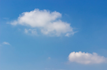 White cloud and blue sky