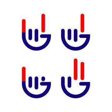 Hand Logo Vector Template Design Illustration