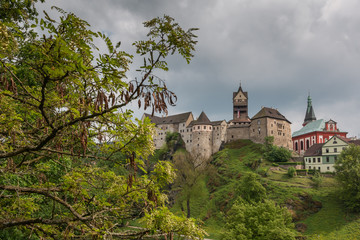 Burg Loket, Ritterburg in der Nähe von Karlsbad, Tschechische Republik