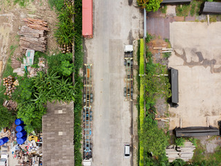 old road from above