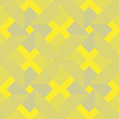 Seamless lines pattern in yellow and gray color, modern graphic background, vector illustration.