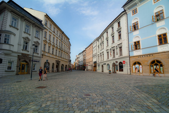 Centro storico della citt&agrave; di Omoluc, in Repubblica Ceca