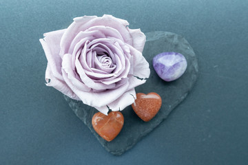 Valentinstag Hntergrund Grusskarte