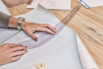 cloth, dressmaker, pattern, seamstress, sew, tailor, textile, woman, creative, designer,...