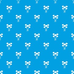 Balloon pattern vector seamless blue