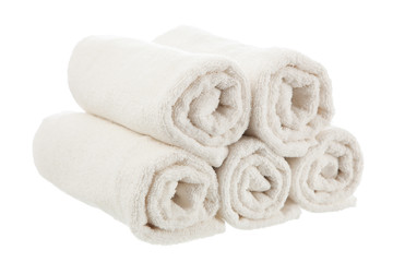 Pile of white towels