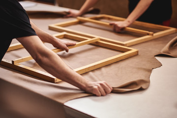 Quality control of leather goods and measurement