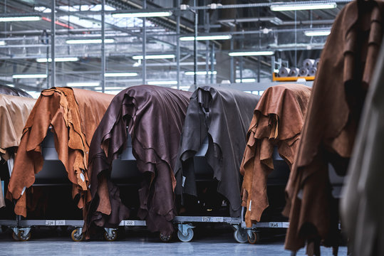 Production of leather furniture