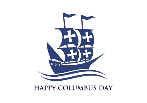 Happy Columbus Day National Usa Holiday