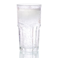 Glass carbonated water