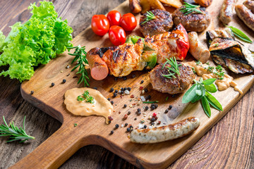 Barbecue - Grillen - Fleisch - Catering - Buffet