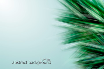 modern abstract background with green lines. Vector