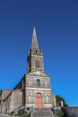Fototapeta na wymiar Pays de la Loire - Vendée - L'ile-d'Elle - Eglise Saint-Hilaire