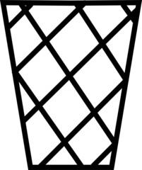 Trash, garbage on white background