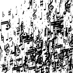 Abstract Black and White Background