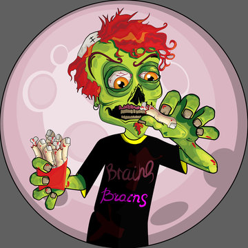 Zombies eat fingers