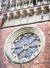 Fototapeta na wymiar Round window of a church