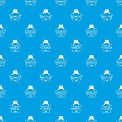 Russian style pattern vector seamless blue