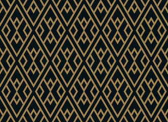 Vector seamless pattern. Modern stylish texture. Geometric strip
